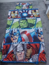 Marvel Avengers Reversible Single Bed Duvet Cover And Pillowcase, Soft Material