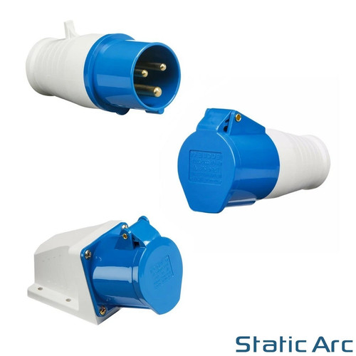 32a pin industrial plug - 3-pin,