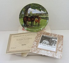 Spode Plate The Noble Horse Collection English Thoroughbred  Susie Whitcombe