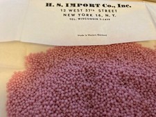 Vintage Tiny Baby pink glass