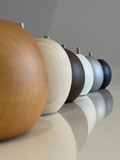Bun Wooden Legs | Set of 4 | Round Couch Legs | Wooden Furniture Legs