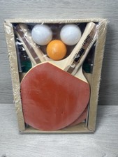 Rare IKEA EKORRE Table Tennis / Ping Pong Set 2 Bats 3 Balls & Net BNIB