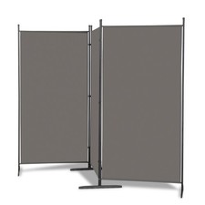 Grey 6FT Folding 3Panels Room