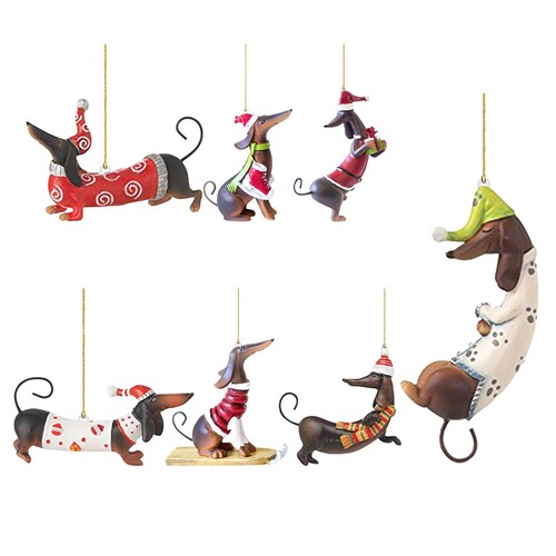 Pcs dachshund dog christmas - pcs,