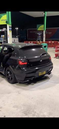 Bmw f20 rear - rear, black