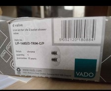 Vado D Valve Trim Kit for Vado Life 2 Outlet Shower Valve 148d/ 2 -Trim-C/P
