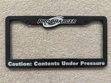 ProCharger Supercharger License Plate Frame - Contents Under Pressure