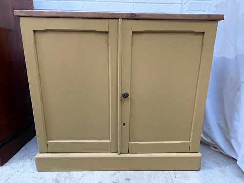 Victorian pine larder - pine, cabinet