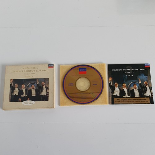 24k gold disc carreras - 24k,