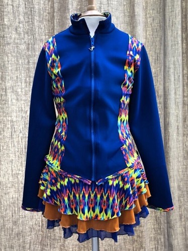 Blue jazzy print ice - jazzy,