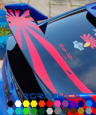 Spoiler vinyl decal for Civic