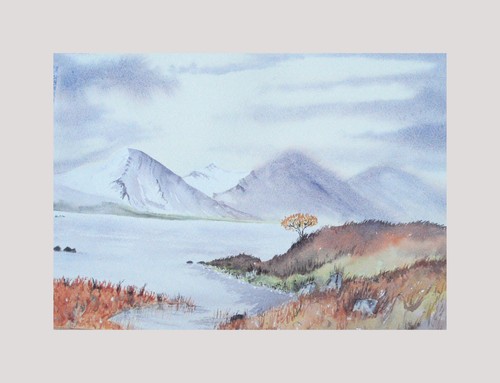 New mounted watercolour - new,