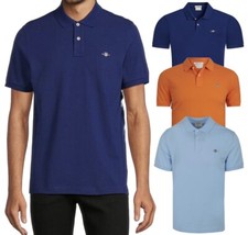GANT Men's Polo Shirt Short Sleeve Summer Tee Cotton Top Regular Fit New L - 4XL