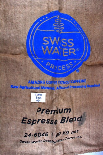 Decaffeinated hessian coffee - hessian,