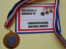 SPECIAL AWARD MEDALS - METAL -