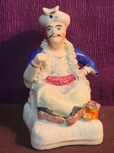 Antique staffordshire arab - antique,