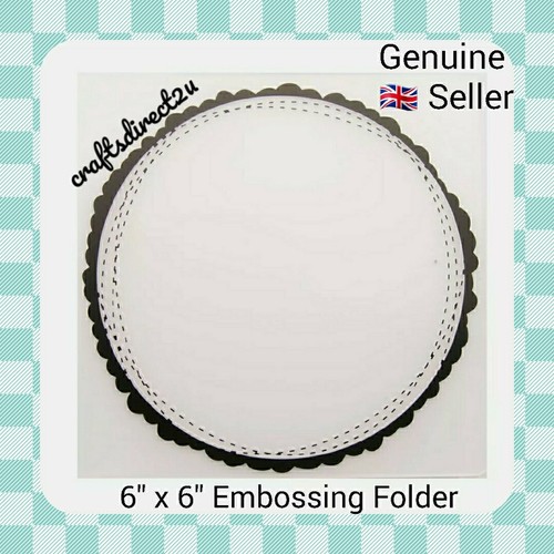 Embossing folder circle - -,
