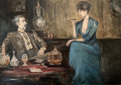 Oil painting the - oil, painting,