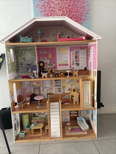 Children wooden dolls - dolls, house