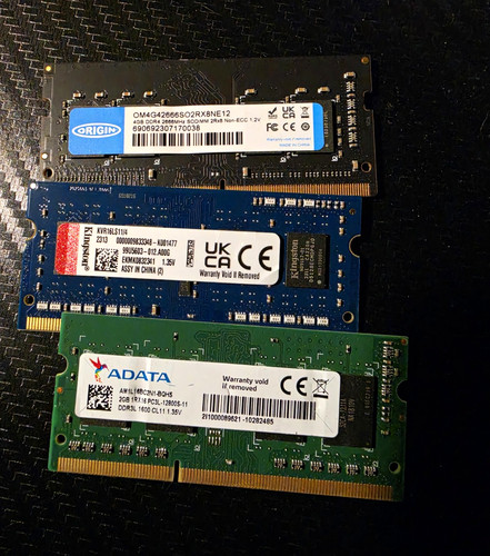Mixed brands job lot - job, ram