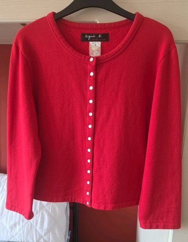 Agnes red cotton - b, fleece