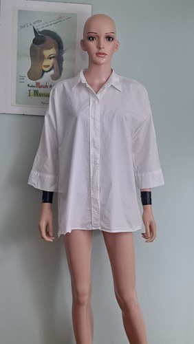 Primark white oversized cotton - white,