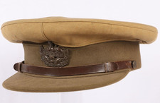 Pre WAR Officer's GLOUCESTERSHIRE Regiment Peaked CAP : HIGH QUALITY  c1935