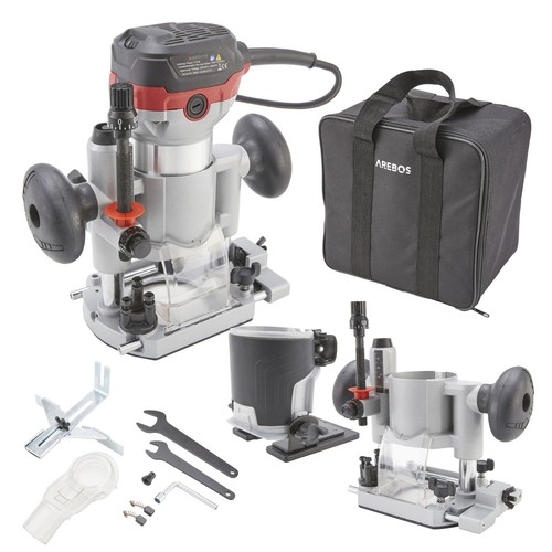 Arebos router wood - wood,