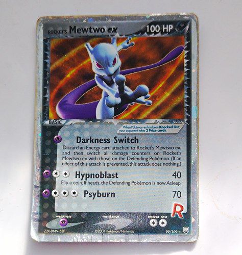 Pokémon tcg rocket mewtwo - pokémon,