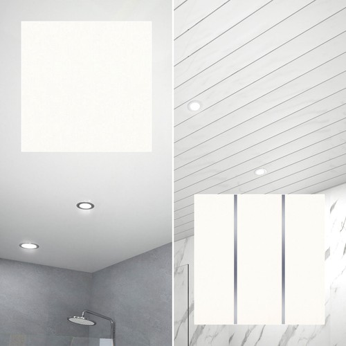 White pvc ceiling - pvc,