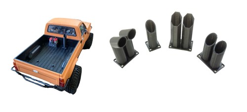 Stax printed exhaust smoke - 3d,