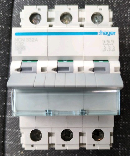 Hager mcb triple pole - mcb,
