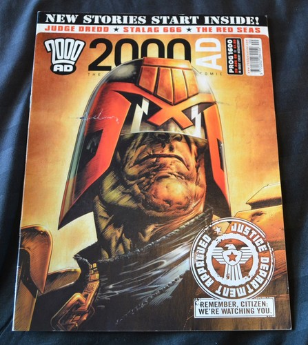 2000ad comic issue prog - prog, #1600