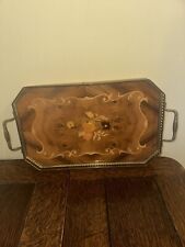 Vintage Inlaid Serving Tray 