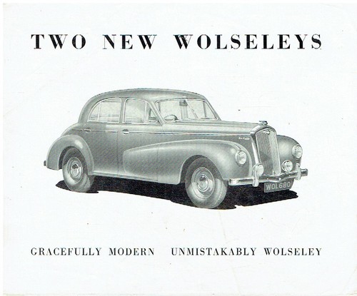 Wolseley four fifty - wolseley, four-fifty