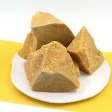 Yellow beeswax block - block, /