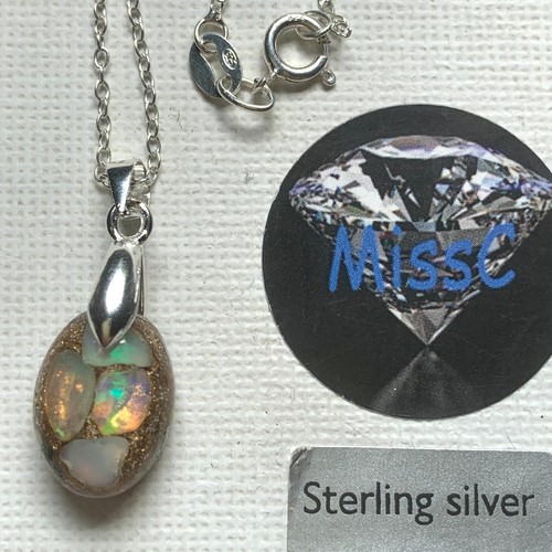 Fire opal copper bonded - opal,
