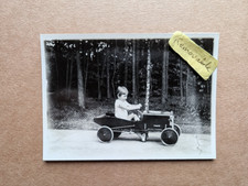 OLD PHOTO CHILDREN HUMOUR TOY PEDAL CAR SOCIAL HISTORY NG 200