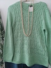 Talbot's lt green sweater size