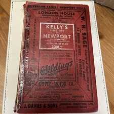 Kelly’s Directory 1966 Newport Monmouthshire.