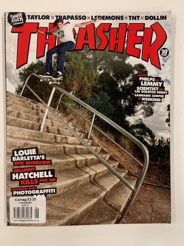 Thrasher skateboard magazine - thrasher,