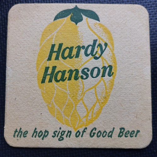 Hardy hansons beer mat cat - mat,