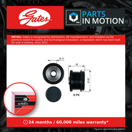 Overrunning alternator pulley - overrunning,