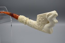 Ornate Design Nude  Lady Pipe