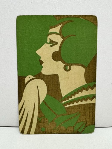 Rare art deco lady playing - lady,