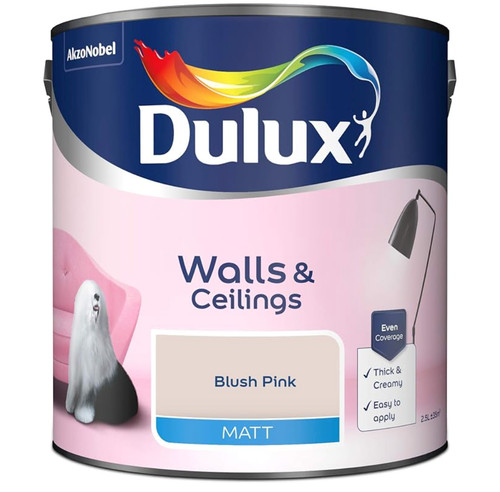 Dulux blush pink matt - pink,