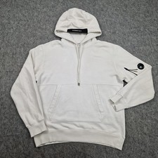 Cp Company Hoodie Mens Large White Lens Jumper Pullover  Hoody Terrace Casaul