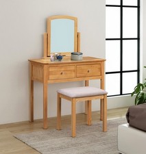 Dressing Table Set, Light Oak