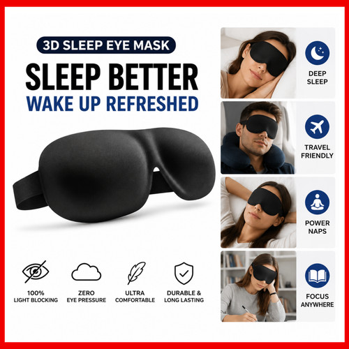 Eye mask side - 3d, sleepers