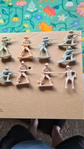 Vintage plastic cowboy - vintage,